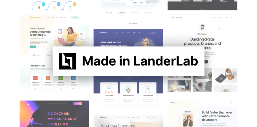 100s of Landing Page Templates